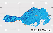 Political Map of Fangcheng, cropped outside