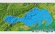 Political Map of Fangcheng, satellite outside