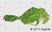 Satellite Map of Fangcheng, cropped outside