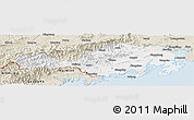 Classic Style Panoramic Map of Fangcheng