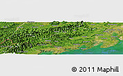Satellite Panoramic Map of Fangcheng