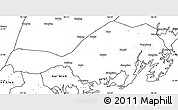 Blank Simple Map of Fangcheng