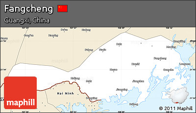 Classic Style Simple Map of Fangcheng