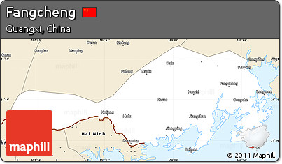 Classic Style Simple Map of Fangcheng