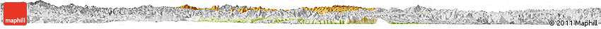 Physical Horizon Map of Fengshan, lighten, desaturated