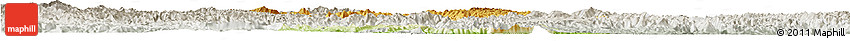 Physical Horizon Map of Fengshan, lighten, semi-desaturated