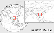 Blank Location Map of Fengshan, highlighted parent region, within the entire country