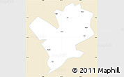 Classic Style Simple Map of Fengshan, single color outside