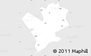 Silver Style Simple Map of Fengshan, single color outside