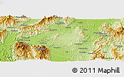 Physical Panoramic Map of Fuchuan