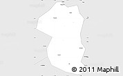 Silver Style Simple Map of Fuchuan