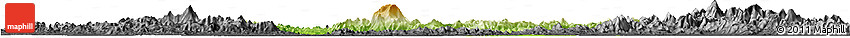Physical Horizon Map of Gui Xian, darken, desaturated