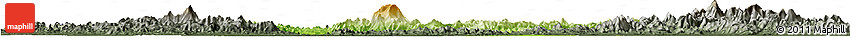 Physical Horizon Map of Gui Xian, darken, semi-desaturated