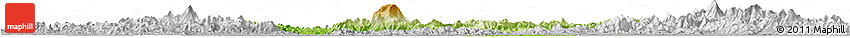 Physical Horizon Map of Gui Xian, lighten, desaturated