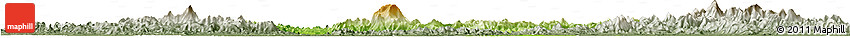 Physical Horizon Map of Gui Xian, semi-desaturated
