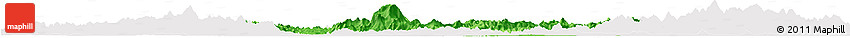 Political Horizon Map of Gui Xian, cropped outside
