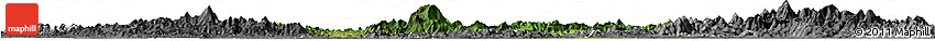 Satellite Horizon Map of Gui Xian, desaturated