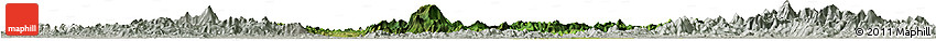 Satellite Horizon Map of Gui Xian, lighten, semi-desaturated