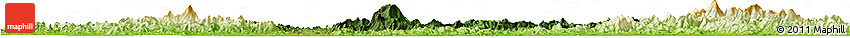 Satellite Horizon Map of Gui Xian, physical outside