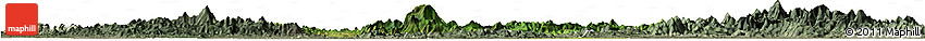 Satellite Horizon Map of Gui Xian, semi-desaturated