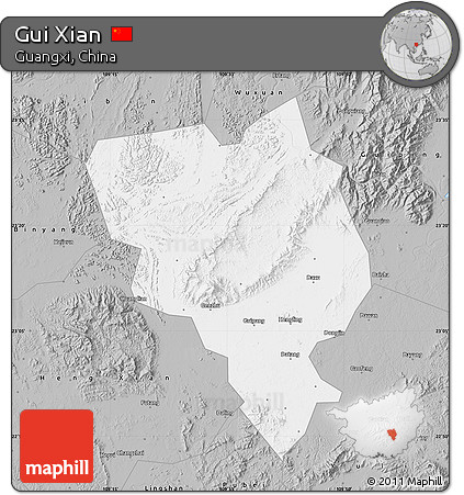 Gray Map of Gui Xian