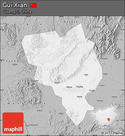 Gray Map of Gui Xian