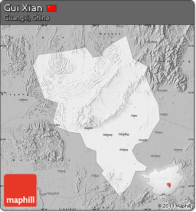 Gray Map of Gui Xian
