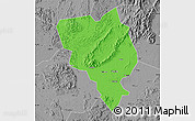 Political Map of Gui Xian, desaturated