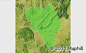 Political Map of Gui Xian, satellite outside