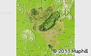 Satellite Map of Gui Xian, physical outside