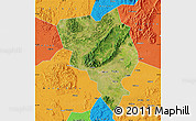 Satellite Map of Gui Xian, political outside