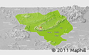 Physical Panoramic Map of Gui Xian, lighten, desaturated
