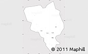 Silver Style Simple Map of Gui Xian, cropped outside