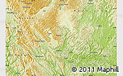 Physical Map of Hechi