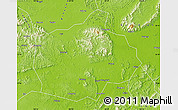 Physical Map of Heng Xian