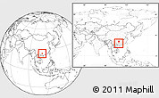 Blank Location Map of Heshan Shi, within the entire country