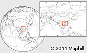 Blank Location Map of Heshan Shi, highlighted parent region, within the entire country