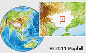 Physical Location Map of Heshan Shi, highlighted parent region