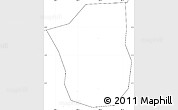 Blank Simple Map of Heshan Shi, no labels