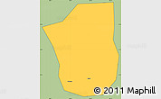 Savanna Style Simple Map of Heshan Shi, cropped outside