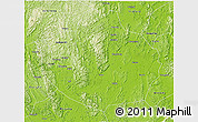 Physical 3D Map of Laibin