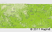 Physical Panoramic Map of Laibin