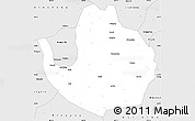 Silver Style Simple Map of Laibin