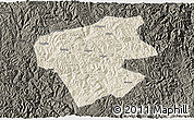 Shaded Relief 3D Map of Leye, darken