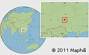 Savanna Style Location Map of Leye