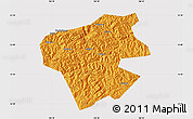 Political Map of Leye, cropped outside