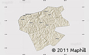 Shaded Relief Map of Leye, cropped outside