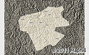 Shaded Relief Map of Leye, darken