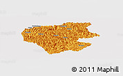 Political Panoramic Map of Leye, cropped outside