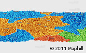 Political Panoramic Map of Leye